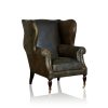 "Grandfather" Arm Chair - Old Club Anthracite