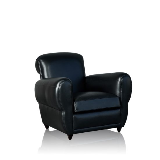 "Club" Arm Chair - Marshall Black