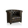"Chester" Tub Chair - Old Club Anthracite