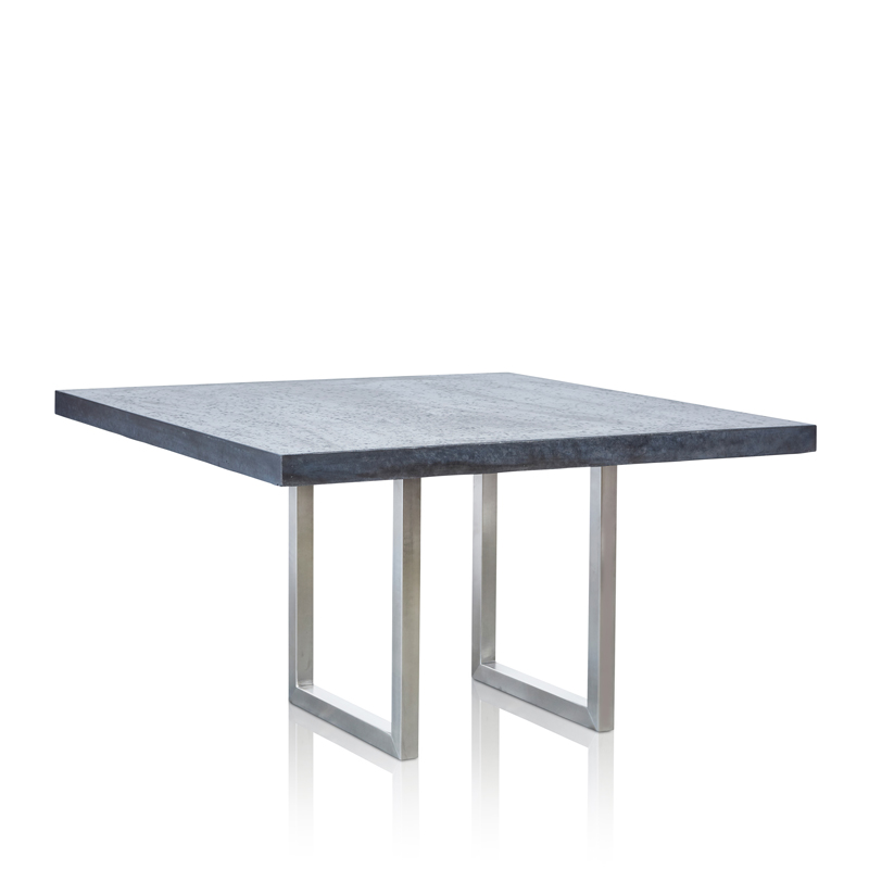 Grc Square Dining Table Large In, Stainless Steel Round Table Perth