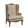 "Louis XV Bergere" Wingback Occasional Chair