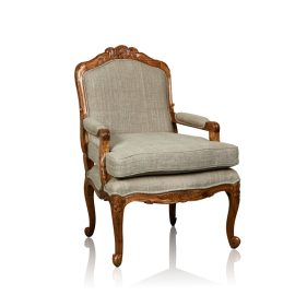 "Rocaille" Arm Chair  - White Cedar